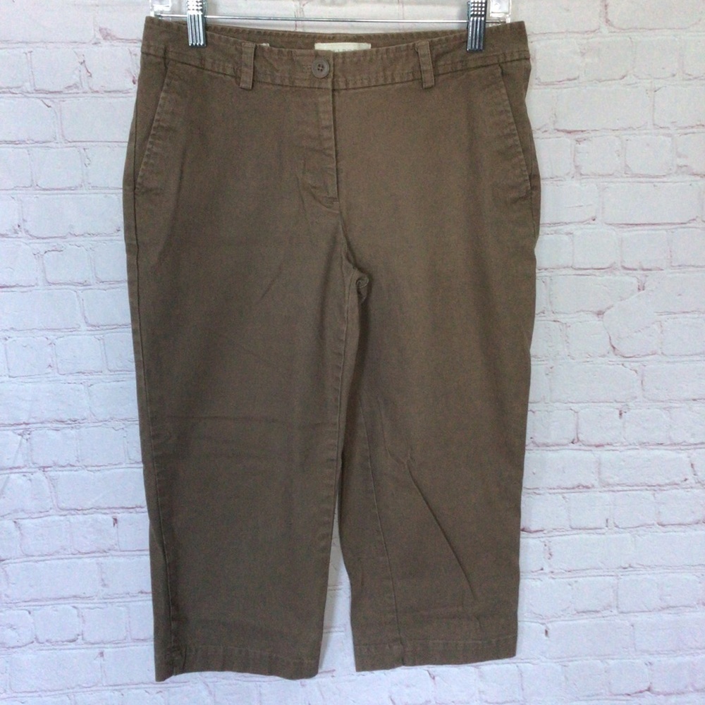 Talbots Signature Capri Tan Pants - Size 6P
